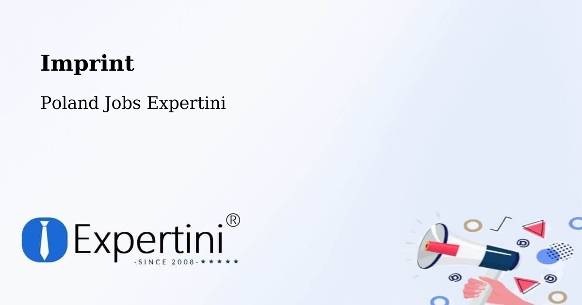 Imprint – Wojkowice - Poland Jobs Expertini